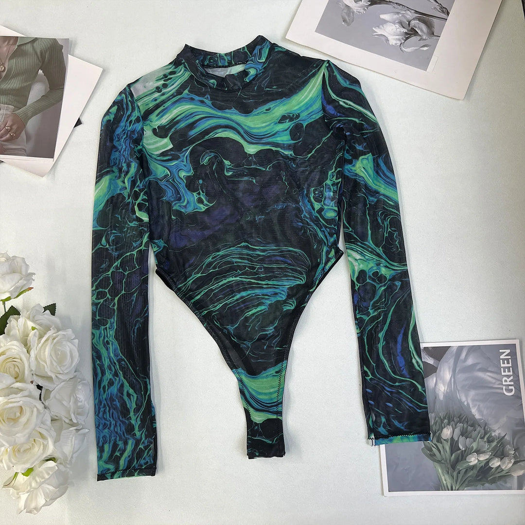 Body materiałowe tie dye