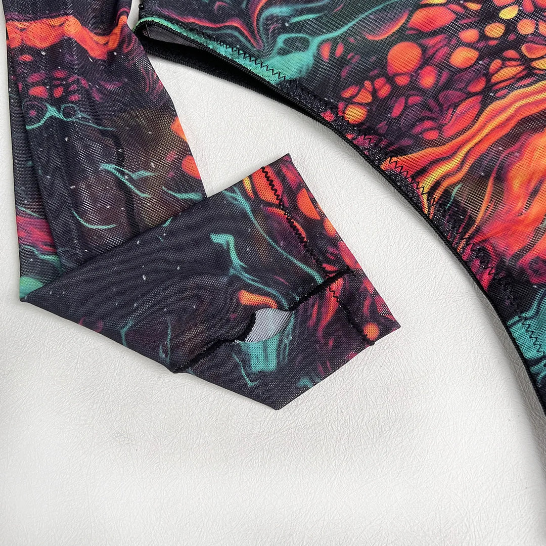 Body materiałowe tie dye